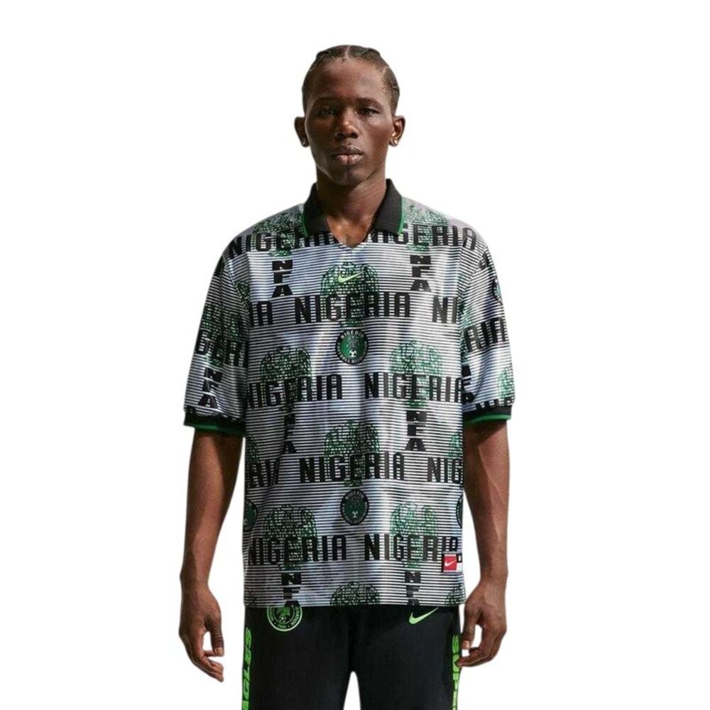 Nike Mens Nigeria T-Shirt / White/Black
